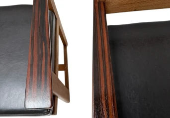 Two Art Deco Modernist Armchairs by Anton Lucas for N.V. Meubelkunst, 1920s